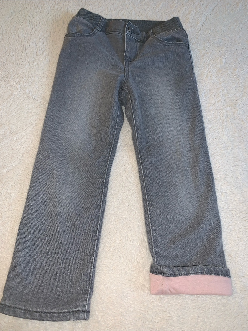 GAP Gray Denim Jeans 4 EUC Lined
